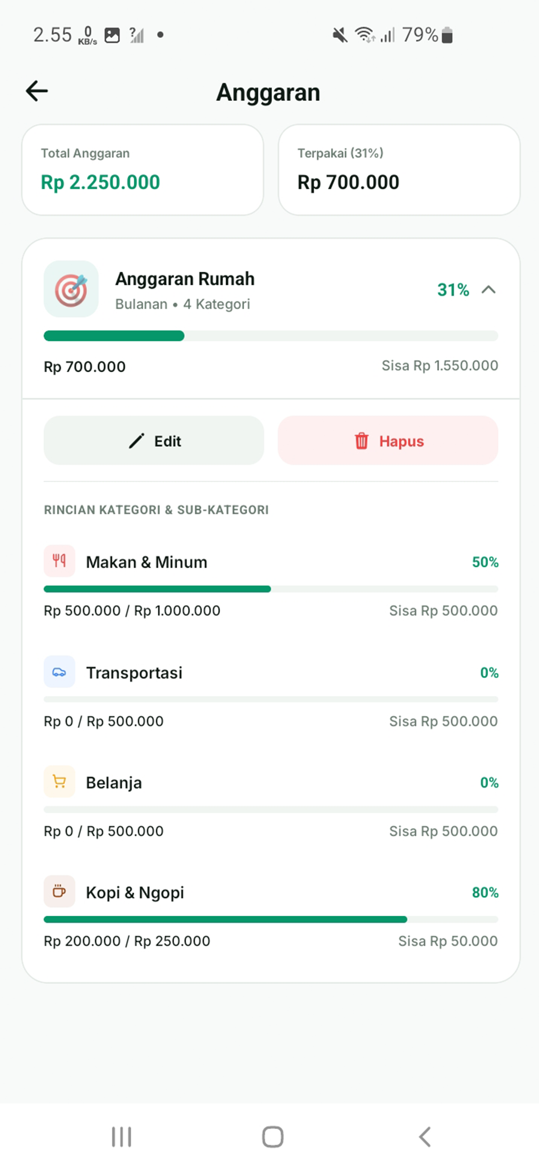 Anggaran Bulanan