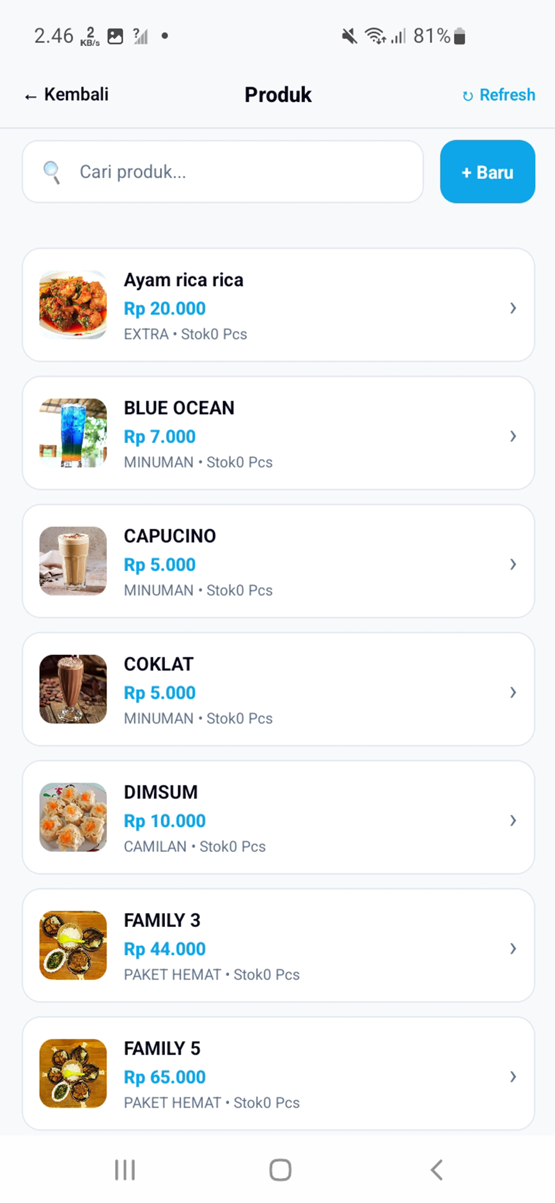 Daftar Produk